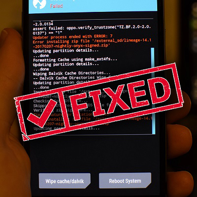 Fix Status 7 Error TWRP featured img