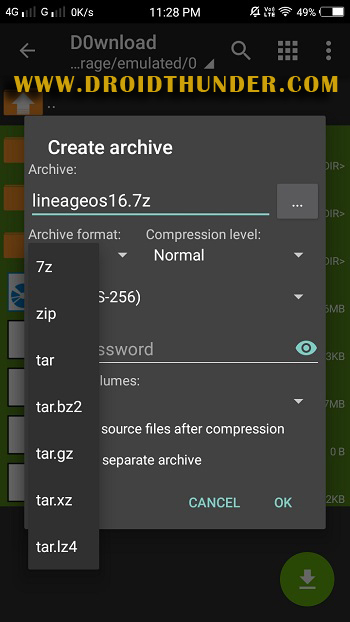How to fix status 7 error TWRP ZArchiver app rom screenshot 29