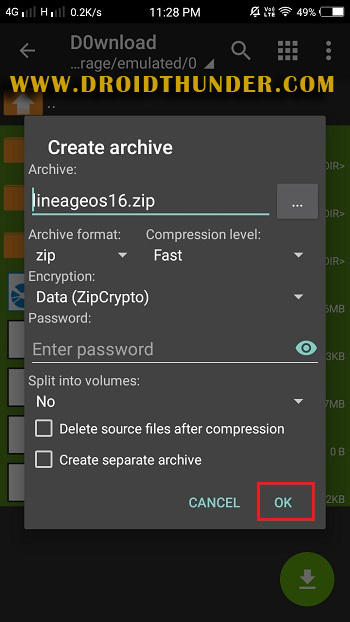 How to fix status 7 error TWRP ZArchiver app rom screenshot 30