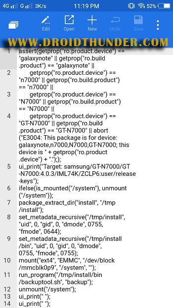 How to fix status 7 error TWRP ZArchiver app rom updater script screenshot 16