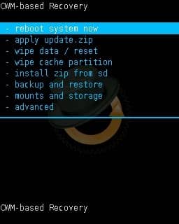 Install Android 8.0 Oreo on Galaxy Core 2 CWM Reboot