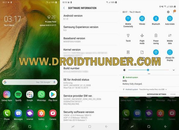 Samsung Galaxy M30 Android 8.1.0 Oreo Update