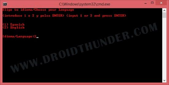 Unlock Bootloader of Huawei DC unlocker cmd window screenshot 19