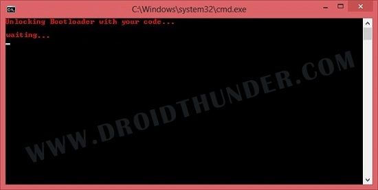 Unlock Bootloader of Huawei DC unlocker cmd window screenshot 22