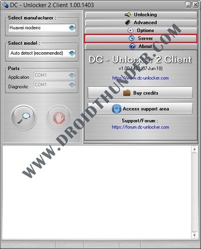 Unlock Bootloader of Huawei for Free DC unlocker tool screenshot 2