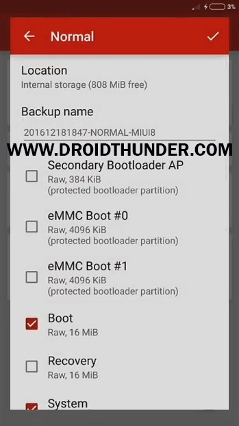 Install Samsung Firmware without Odin Flashfire app backup name screenshot 13