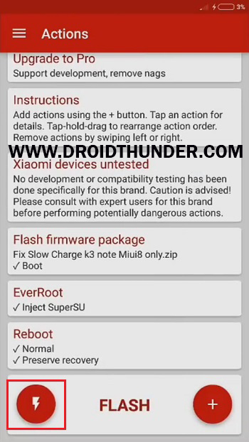 Install Samsung Firmware without Odin Flashfire app flash screenshot 32