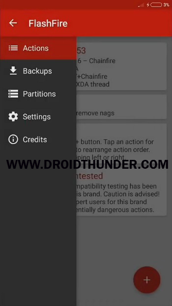 Install Samsung Firmware without Odin Flashfire app screenshot 9