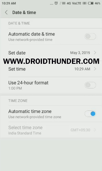Install Samsung Firmware without Odin settings automatic date and time screenshot 4