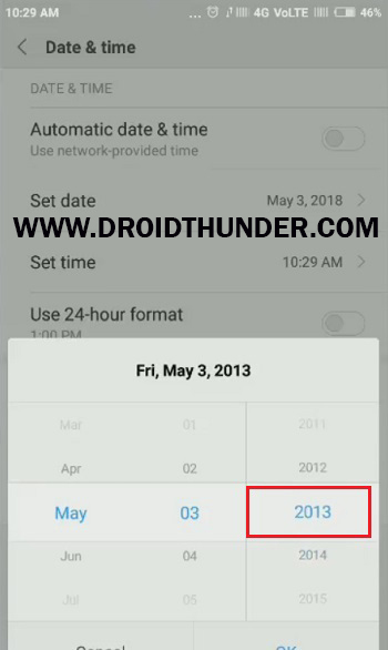 Install Samsung Firmware without Odin settings automatic date and time screenshot 5