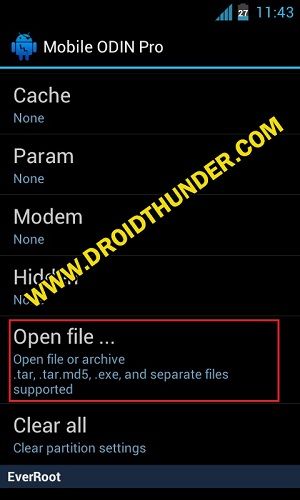 Install Samsung Firmware without PC using Mobile Odin Pro app 3