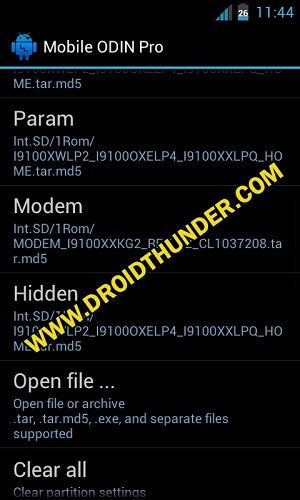 Install Samsung Firmware without PC using Mobile Odin Pro app 8