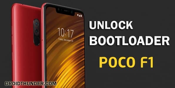 Unlock Bootloader of Poco F1