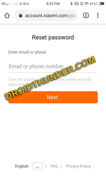 Delete Mi account Permanently without Password screenshot 5