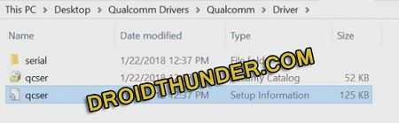 Install Qualcomm USB Driver on Windows 10