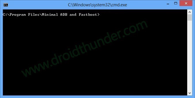 Install TWRP Recovery on Galaxy M10 using ADB fastboot cmd window screenshot 3