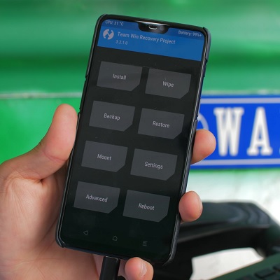 Install TWRP on OnePlus 6 featured img