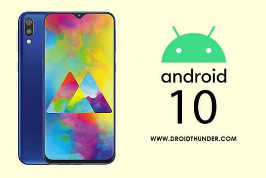 Samsung Galaxy M20 Android 10 One UI 2.0 firmware