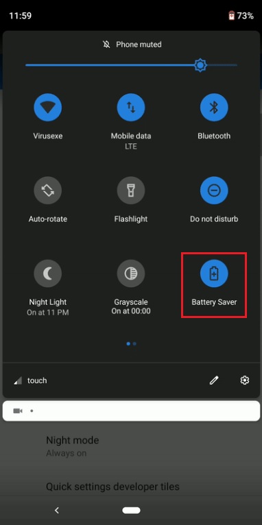 Enable Dark theme Android 10 method 3 screenshot 2