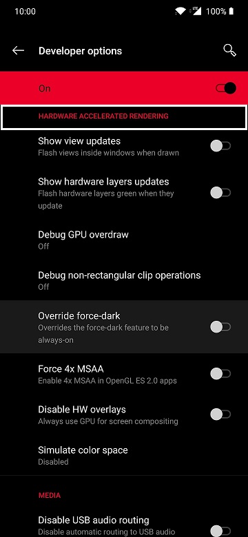 Force Enable Dark Mode for all Apps in Android 10 screenshot 1