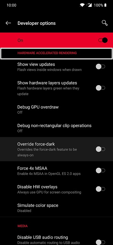 Force Enable Dark Mode for all Apps in Android 10 screenshot 1