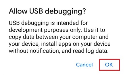 Unlock Bootloader of Poco X2 enable usb debugging screenshot