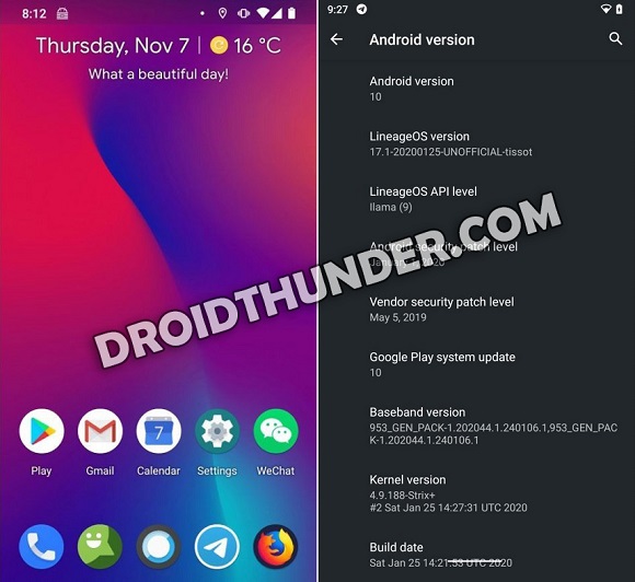 Install LineageOS 17.1 ROM on Xiaomi Mi A1 screenshot