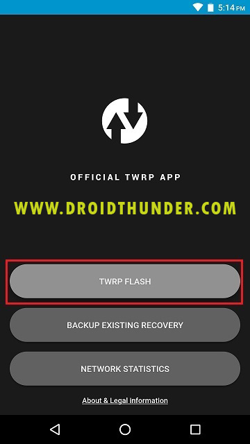 Install TWRP recovery on Galaxy M31 using Official TWRP app screenshot 4