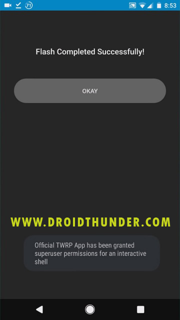 Install TWRP recovery on Galaxy M31 using Official TWRP app screenshot 7