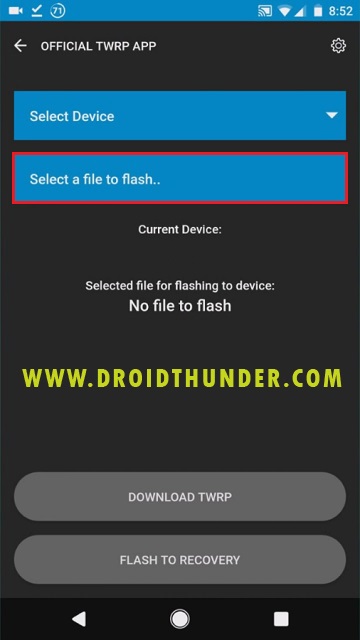 Install TWRP recovery on Galaxy M31 using Official TWRP screenshot 5