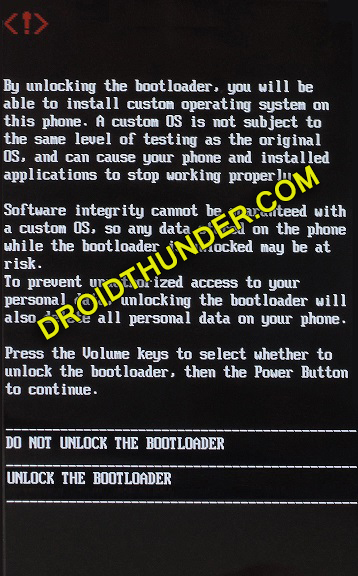 Unlock Bootloader of Realme X50 Pro bootloader unlock message screenshot 14