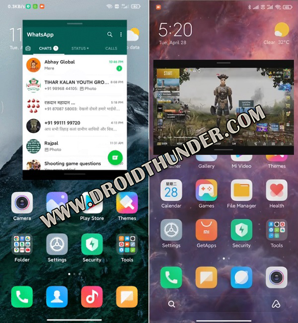 MIUI 12 Floating Window screenshot