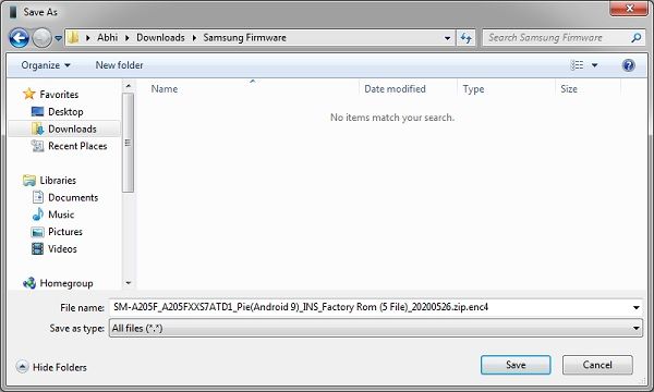 SamFirm Tool Download Stock ROM