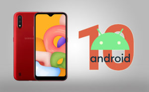 Update Samsung Galaxy M01 to Android 10 firmware featured img