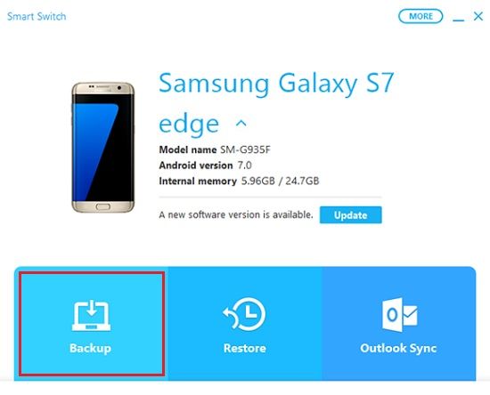 Backup Samsung With Smart Switch
