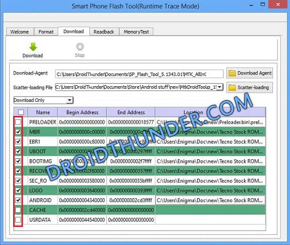 How to Use SP Flash tool to Flash Stock ROM