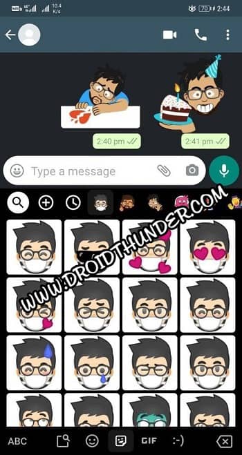 Custom Sticker for WhatsApp
