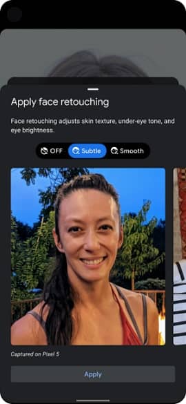 Google turn off Face Retouching Beauty Filter that Affect Mental Health