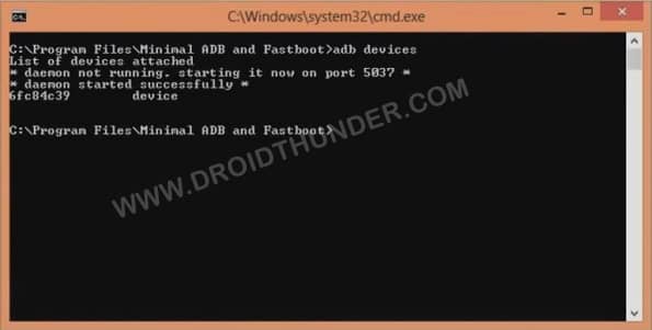 Unlock Bootloader of OnePlus 8T adb devices screenshot 5