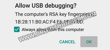 Unlock Bootloader of OnePlus 8T usb debugging screenshot 3