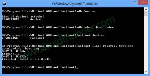 Xiaomi Poco X3 fastboot flash twrp.img