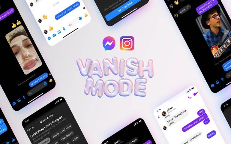 Facebook Vanish Mode on Messenger and Instagram featured image