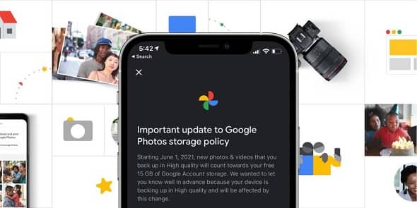 Google Photos Free Unlimited Storage to End from June 2021