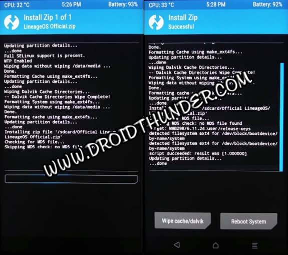 Install custom Firmware with recovery