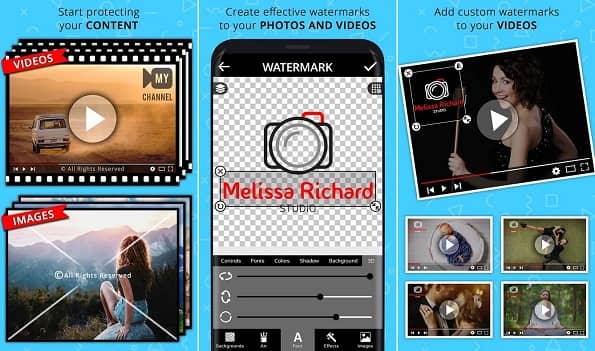 Add Watermark on Videos & Photos