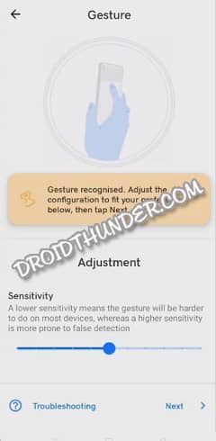 Tap Tap App Gesture Settings