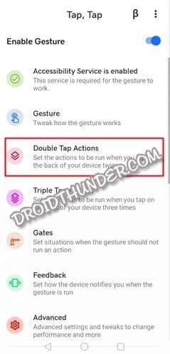 Tap Tap Double Tap Actions Button