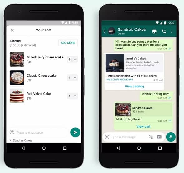 WhatsApp Carts Feature makes Shopping easier