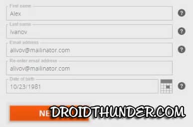 Sign Up Payoneer Account Name and Email Address
