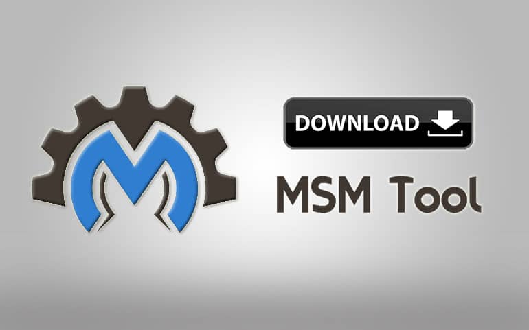 how to install msm download tool